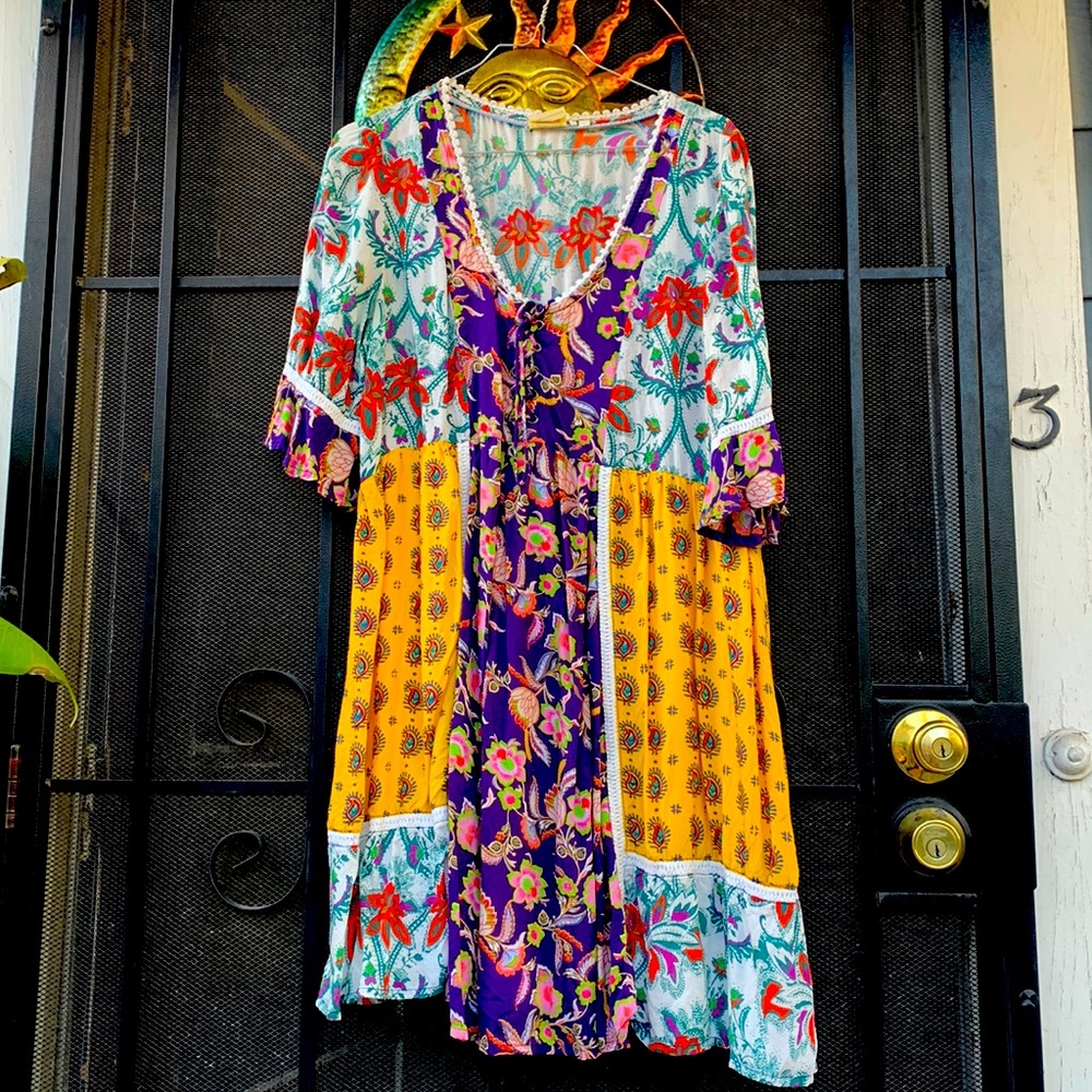 Anthropology cottagecore Dress